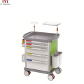 Manufacturer Cheap Hospital Mobile Working Emergency Trolley